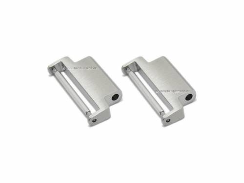 1 Paar Spezial-Uhrband-Adapter 20mm passend f�r GARMIN Forerunner Watches silberfarben matt - Bild vergr��ern 