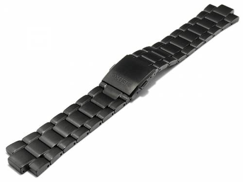 Ersatzband SEIKO Spezialansto Edelstahl schwarz fr SMY153P1, SMY157P9 - Bild vergrern 