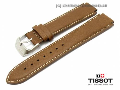 Original Ersatzband TISSOT ATOLLO 16mm Leder braun f�r T12.1.416.52 - Bild vergr��ern 
