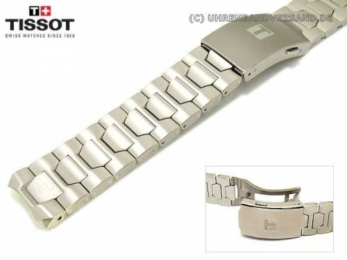 Original Uhrenarmband TISSOT  T-Touch Expert Titan matt f�r T013.420.44.202.00 - Bild vergr��ern 