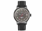 Automatik-Armbanduhr Open Space Edelstahl anthrazit Ziffernblatt taupefarben von STURMANSKIE (*ST*HU*)