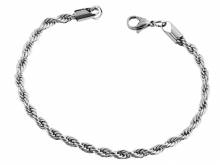 Schmuck-Armband Edelstahl silberfarben poliert - Bandl&auml;nge ca. 20cm