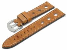 ABVERKAUF: Band Monaco Classic 24mm hbraun Antilope EASY-CLICK h. Naht ATELIER FERRER CHANNEL (Schlie&szlig;enansto&szlig; 22 mm)