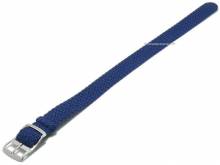 Basic Uhrenarmband 12mm navyblau Perlon/Textil Durchzugsband