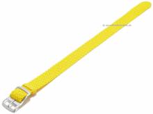 Basic Uhrenarmband 12mm gelb Perlon/Textil Durchzugsband