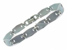 Schmuck-Armband Titan Gliederband dunkelgr&uuml;n von Vollmer - Bandl&auml;nge ca. 19cm