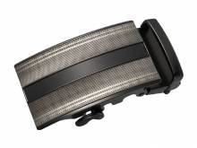 ABVERKAUF: Automatik-Gürtelschließe/Klemmschließe Bronze Metall bronzefarben/schwarz passend für Gürtelbreite 35mm