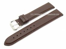 ABVERKAUF: Uhrenarmband XL 16mm dunkelbraun genarbte Oberfl&auml;che (Schlie&szlig;enansto&szlig; 14 mm)