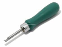 Sprungdeckelöffner mit Griff für eingepresste Gehäusedeckel Klingenbreite 5mm