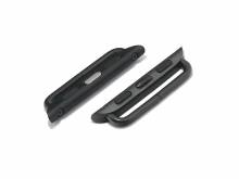 1 Paar Uhrenband-Adapter 38/40/41mm passend für APPLE-Watches mit Schraubstegen schwarz für Uhrband-Stegbreite 20 mm