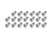 20tlg-Set Edelstahl-Schrauben silberfarben passend für verschraubte APPLE-Adapter