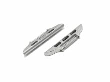 1 Paar Uhrenarmband-Adapter 38/40/41mm passend für APPLE-Watches stahlfarben für Uhrband-Stegbreite 14 mm
