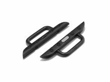 1 Paar Uhrenband-Adapter 38/40/41mm passend für APPLE-Watches mit Schraubstegen schwarz für Uhrband-Stegbreite 14 mm