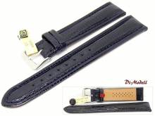Uhrenarmband 20mm dunkelblau Di-Modell Teju Chrono (Schließenanstoß 18 mm)