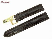 Uhrenarmband 20mm dunkelbraun Di-Modell Teju Chrono (Schlie&szlig;enansto&szlig; 18 mm)