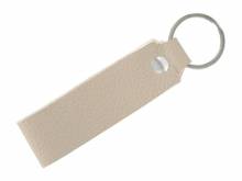 Schl&uuml;sselanh&auml;nger Donato Rindleder beige genarbt MADE IN GERMANY