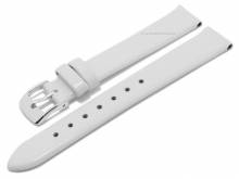 Uhrenarmband Lack 14mm wei&szlig; Lack-Leder gl&auml;nzend von BARINGTON (Schlie&szlig;enansto&szlig; 12 mm)