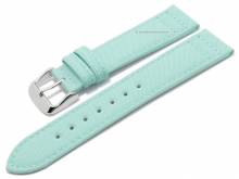 Uhrenarmband 20mm t&uuml;rkisgr&uuml;n VEGAN Textil recycelt von EICHM&Uuml;LLER (Schlie&szlig;enansto&szlig; 18 mm)
