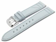Uhrenarmband 20mm hellblau/grau VEGAN Textil recycelt von EICHM&Uuml;LLER (Schlie&szlig;enansto&szlig; 18 mm)