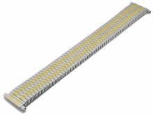 Uhrenarmband 18-22mm bicolor Edelstahl Zugband Erin mit Teleskop-Ansto&szlig; teilweise poliert von EICHM&Uuml;LLER
