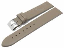 Uhrenarmband Meran 16mm taupe VEGAN aus Apfel-Fasern ohne Naht von BARINGTON (Schließenanstoß 16 mm)