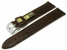 Uhrenarmband 20mm dunkelbraun Barington echt Teju (Schlie&szlig;enansto&szlig; 18 mm)