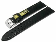 Uhrenarmband 20mm schwarz Barington echt Teju (Schlie&szlig;enansto&szlig; 18 mm)