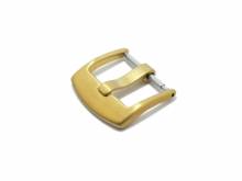 Breitdornschließe (HeBD-2019) 18mm Edelstahl goldfarben gebürstet