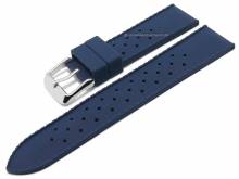 PREISTIPP: Uhrenarmband 24mm dunkelblau Silikon sportiv (Schlie&szlig;enansto&szlig; 22 mm)