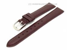 Uhrenarmband Classic Standard 12mm bordeaux glatte Oberfläche (Schließenanstoß 12 mm)
