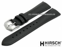 Uhrenarmband (4044-88) Urbane 22mm schwarz Premium-Kautschuk glatt EASY-CLICK-Stege von HIRSCH (Schlie&szlig;enansto&szlig; 18 mm)