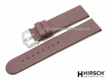 Uhrenarmband Scandic 24mm taupe glatt ohne Naht von HIRSCH (Schlie&szlig;enansto&szlig; 24 mm)