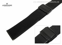 Uhrenarmband Ersatzband Original JUNGHANS 20mm schwarz Milanaise für 018/1113, 018/1031, 018/1810, 018/1812 etc.
