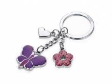 Schl&uuml;sselanh&auml;nger/Taschenanh&auml;nger Schmetterling PINK BUTTERFLY