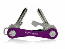 KEYKEEPA Schlüsselorganizer Aluminium lila - Made in Germany