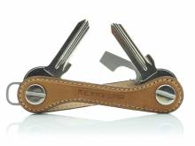 KEYKEEPA Schlüsselorganizer Leder hellbraun (Cappuccino) - Made in Germany