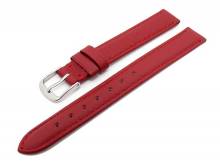 Uhrenarmband Classic Standard 12mm dunkelrot glatte Oberfläche (Schließenanstoß 12 mm)