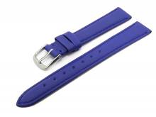 Uhrenarmband Classic Standard XL 12mm k&ouml;nigsblau glatte Oberfl&auml;che (Schlie&szlig;enansto&szlig; 12 mm)
