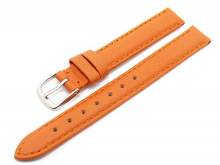 Uhrenarmband Classic Standard 14mm orange glatte Oberfl&auml;che (Schlie&szlig;enansto&szlig; 12 mm)