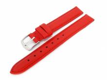 Uhrenarmband Classic Standard 14mm rot glatte Oberfl&auml;che (Schlie&szlig;enansto&szlig; 12 mm)
