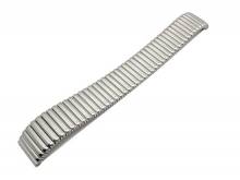 Uhrenarmband Edelstahl 12mm Zugband poliert silberfarben