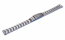 Uhrenarmband 12mm Edelstahl teilweise poliert elegant