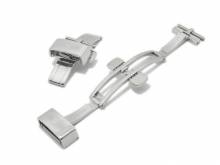 Butterflyfaltschlie&szlig;e Original MAURICE LACROIX 16mm Edelstahl teilweise poliert mit Logo