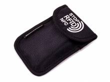 Elegantes Schlüsseletui Textil/Synthetik mit RFID-Schutz für Autoschlüssel Keyless-Go-Blocker MakakaOnTheRun