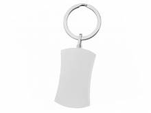 Schl&uuml;sselanh&auml;nger Edelstahlplatte silberfarben von MABRO Steel