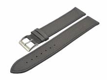 Meyhofer EASY-CLICK Uhrenarmband XL superlang Cedros 22mm dunkelgrau Leder genarbt abgen&auml;ht (Schlie&szlig;enansto&szlig; 22 mm)