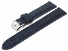 Meyhofer EASY-CLICK Uhrenarmband Elmhurst 16mm dunkelblau echt Kork VEGAN abgenäht (Schließenanstoß 14 mm)