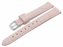 Meyhofer EASY-CLICK Uhrenarmband Sacaton 12mm rosa Leder Alligator-Pr&auml;gung abgen&auml;ht (Schlie&szlig;enansto&szlig; 12 mm)