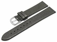 Meyhofer EASY-CLICK Uhrenarmband Washita 22mm anthrazit metallic Leder genarbt ohne Naht (Schlie&szlig;enansto&szlig; 20 mm)