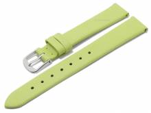 Meyhofer EASY-CLICK Uhrenarmband Natal 12mm hellgr&uuml;n Leder glatt ohne Naht (Schlie&szlig;enansto&szlig; 10 mm)